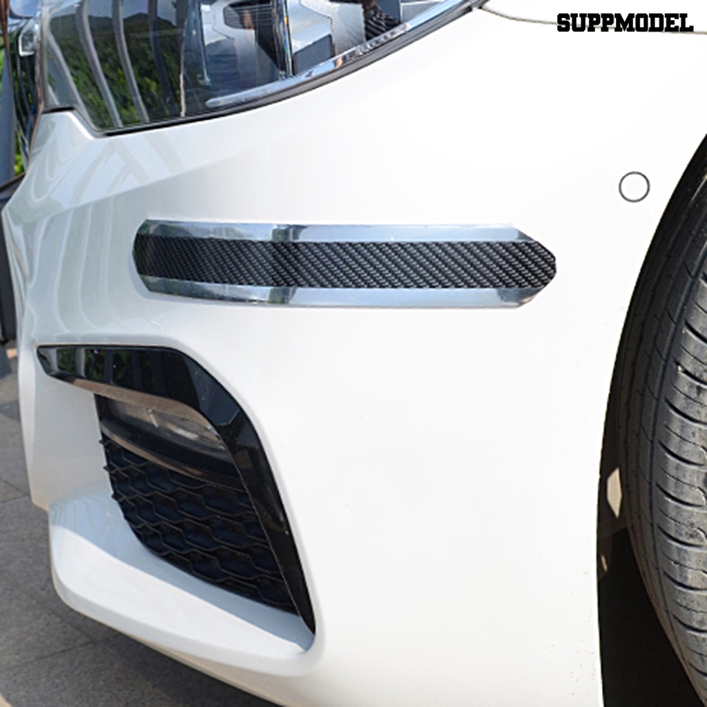 Sm - Stiker Pelindung Panel Trim Carbon Fiber Anti slip / Gores Untuk Pintu Mobil