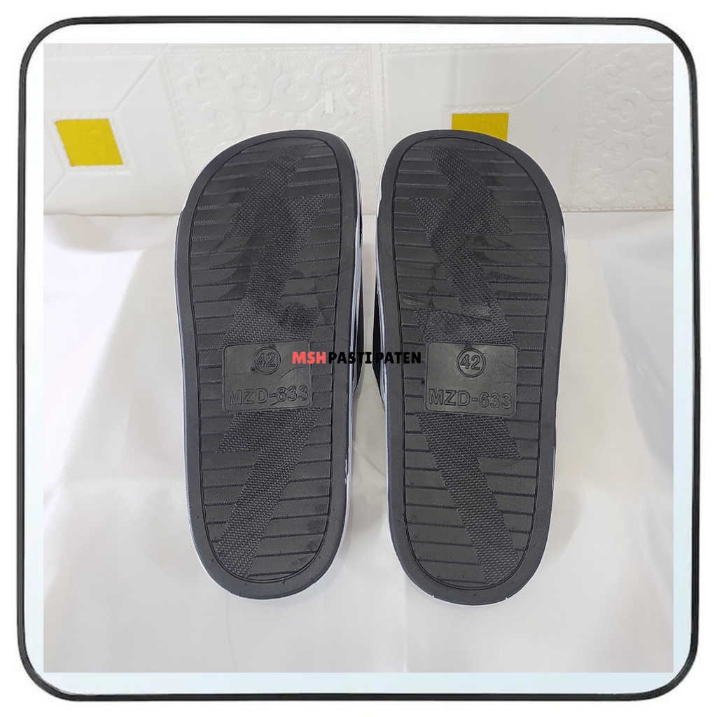 SANDAL SLOP ANTI SLIP PRIA SANDAL SLIDE SANDAL KARET IMPOR SIZE 39-45