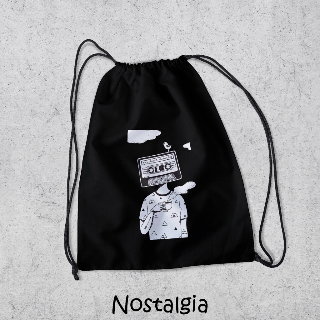 ZCO - Tas Serut Multifungsi Untuk Olahraga Sekolah Futsal Basket Berenang String bag Tas Serut Anti Air Untuk Pria Dan Wanita Terlengkap - New Stringbag Bts / String Bag Dengan Sablon Rubber Jepang 100% - Part II | Morybag