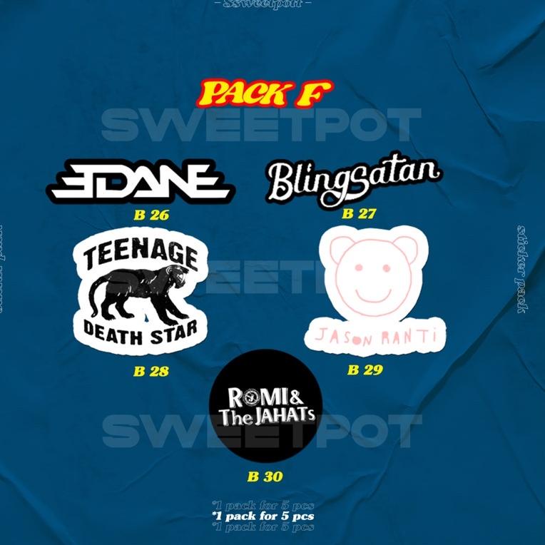 

ヹ (BISA COD) STICKER PACK [INDONESIAN BAND EDITION] / STICKER AESTHETIC / STICKER RANDOM ISI 5 /STICKER METAL / STICKER POP / STICKER INDIE / STICKER BAND SIAP KIRIM 3592 ☀
