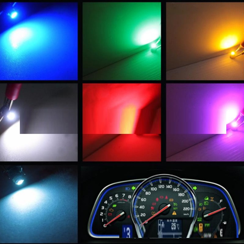 LUCKYMALL LED T5 COB SPEEDOMETER SUPER BRIGHT 5050 LAMPU LED SPEEDO PANEL DASHBOARD MOBIL MOTOR CAR MOTORCYCLE COB BOHLAM JAGUNG MINI KECIL