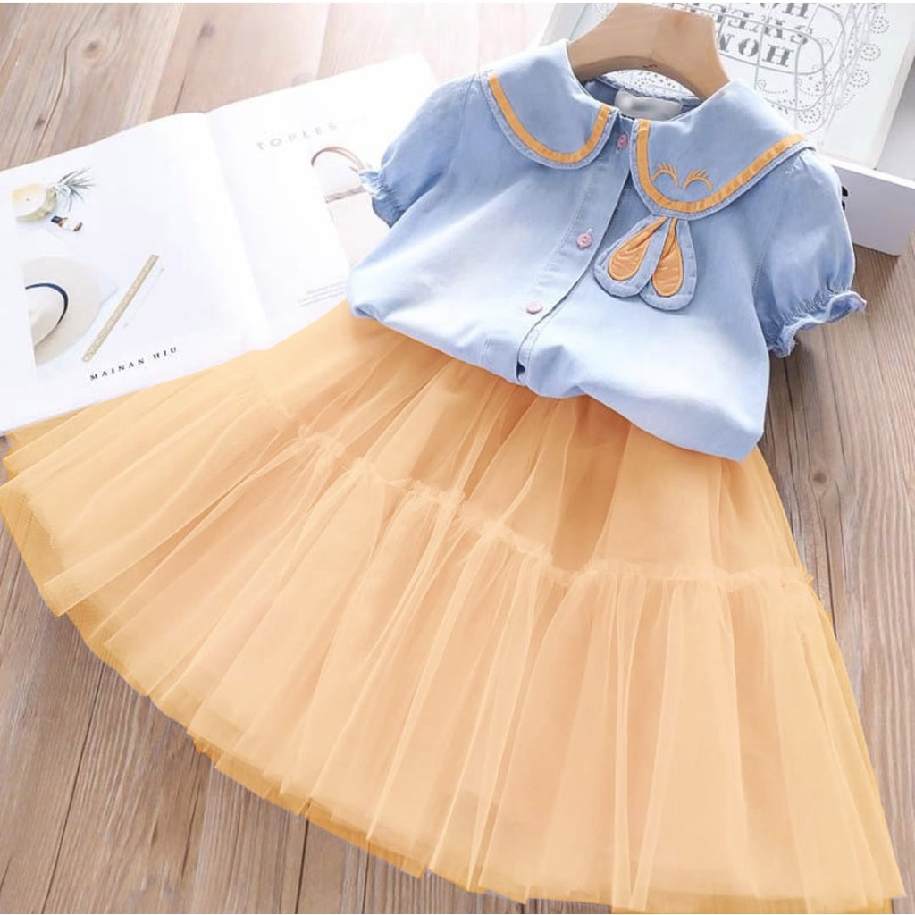 [RXFK] Dress anak Cewek Kekinian / Dress Wanita Cantik / Dress Trend 2023 / Dress Anak Lucu Modern