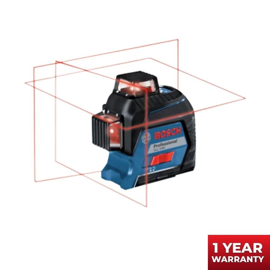 BOSCH GLL 3-80 Line Level / Laser Level 3 Arah