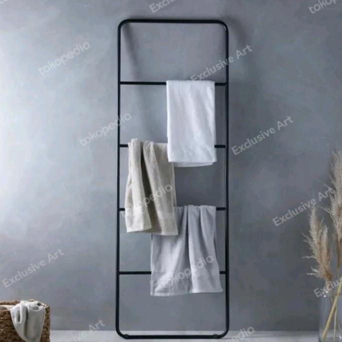 Ladder Hanger Besi/Rak Tangga Gantungan Handuk/kerudung