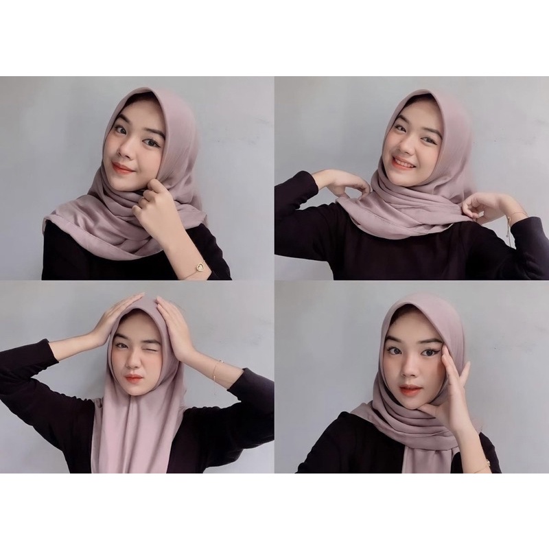 𝐁𝐘 𝐀𝐃𝐈𝐍𝐃𝐀 Paris Premium Voal // Hijab Segiempat Paris Premium Anti Letoy / Square Voal