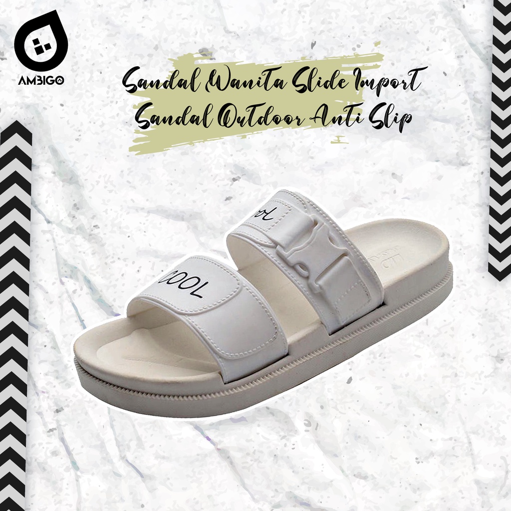 [ PRODUK IMPORT 100% ] Ambigo Sandal Casual Import Wanita Sendal STAYCOOL RZ-01 Sandal Korean Style Outdoor Traveling Santai