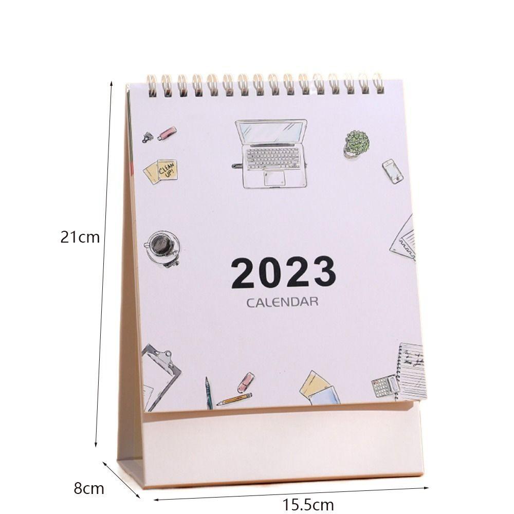 Nanas 2023kstop Kalender Kertas Notebook Fashion Perencana Tahunan Kartun Gadis Agenda Organizer