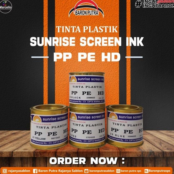 

~^~^~^] SUNRISE HDPE 24 YELLOW 200GR (TINTA SABLON PLASTIK)