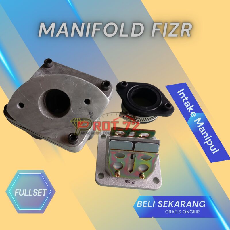 Manifold Kodok FIZR F1ZR Intake Manipul POSWAN FORCE 1 Hadap Depan