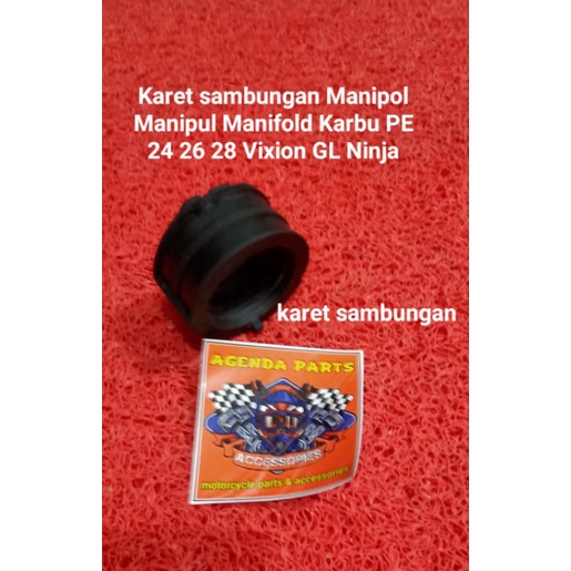 Karet sambungan Manipol Manipul Manifold Karbu PE 24 26 28 Vixion GL Ninja