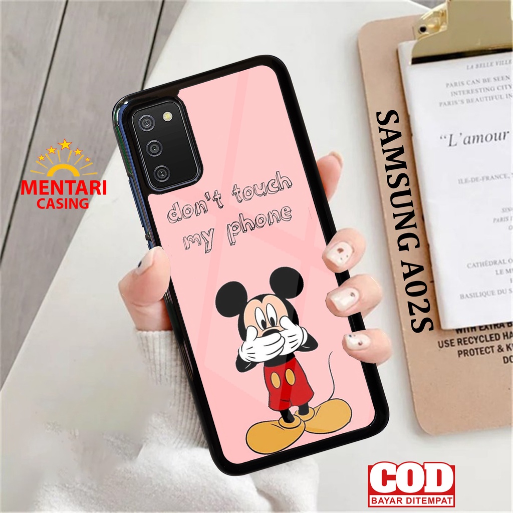 Case SAMSUNG A02S CASING SAMSUNG A02S [ MICKEY ] Mentari casing case hp kondom hp case custom case c