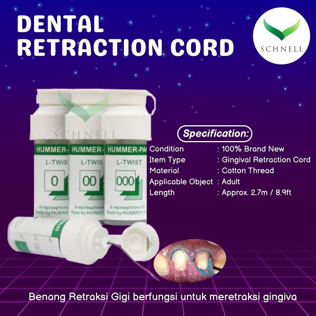 Jual Dental Retraction Cord/Benang Retraksi Gingival Shopee Indonesia
