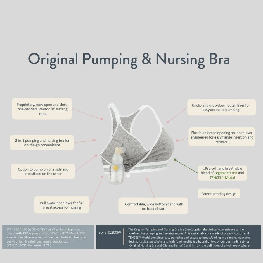 Bravado Designs Original Pumping And Nursing Bra / Bra Menyusui