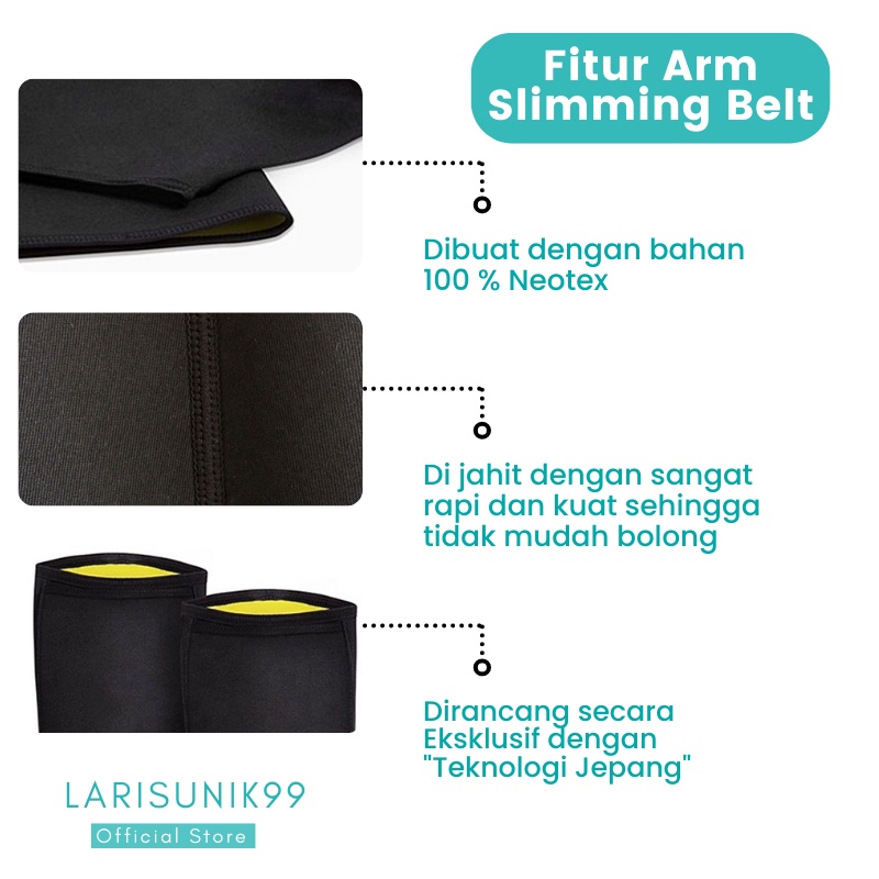 Korset Lengan Hot Shaper Arm Perlengkapan Olahraga Pelangsing Lengan Underwear Korset Pembakar Lemak