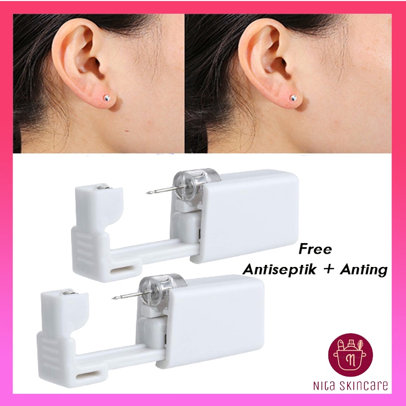 Alat Tindik Telinga Kuping Hidung Alat Tindik Pusar Perut Anak dewasa pria wanita Hidung Piercing St