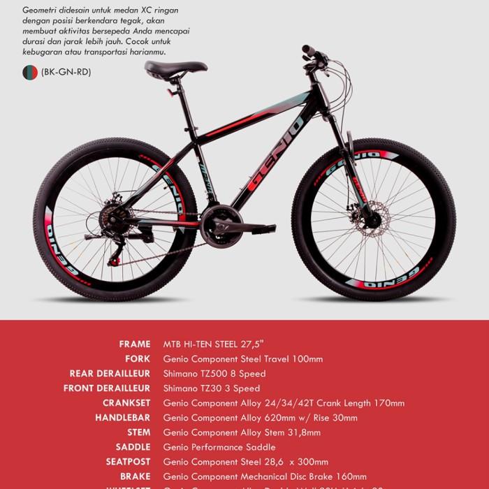 sepeda gunung genio 3411 27 5