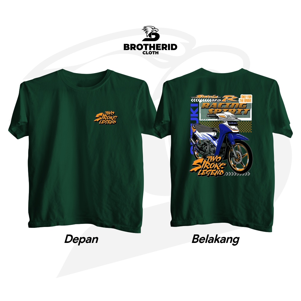 Kaos Satria 2 Tak 120R Two Stroke Legend Baju Suzuki Satria Hiu Lumba