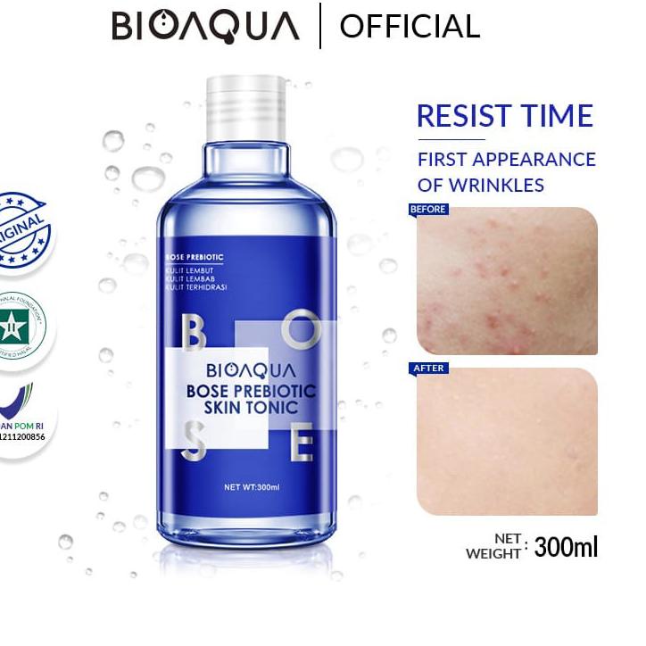Lebih hemat--BIOAQUA Bose Prebiotic Skin Tonic 300ml