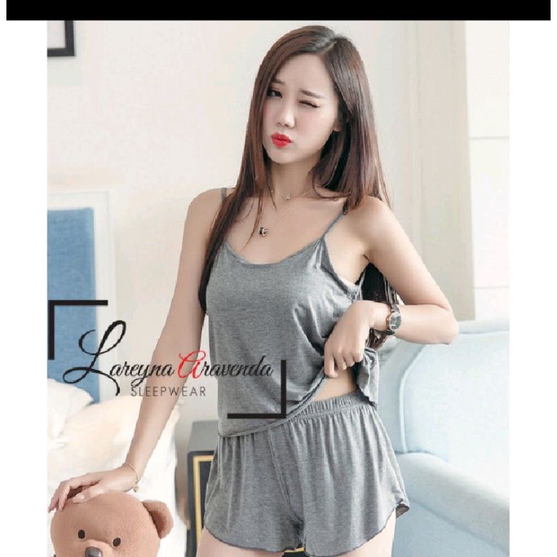 uqv setelan baju tidur tengtop baju dinas istri