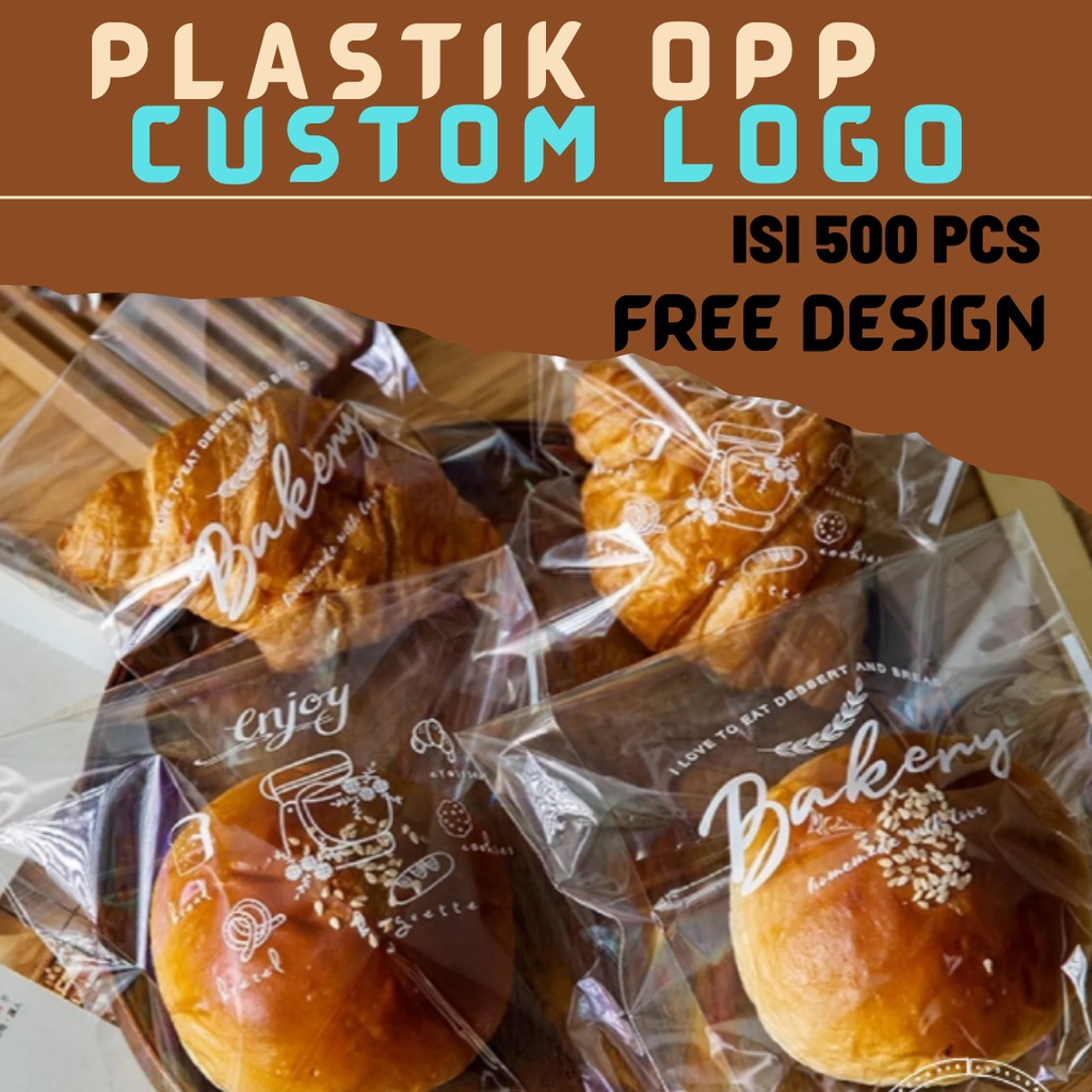 Jual Sablon Plastik Opp Roti Plastik Roti Shopee Indonesia 6581