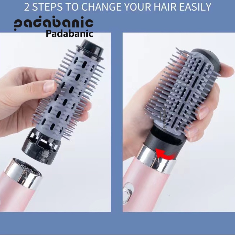 COD hair dryer Padabanic pengering rambut Catokan Catok Rambut 2in1 lucu penjepit rambut-3