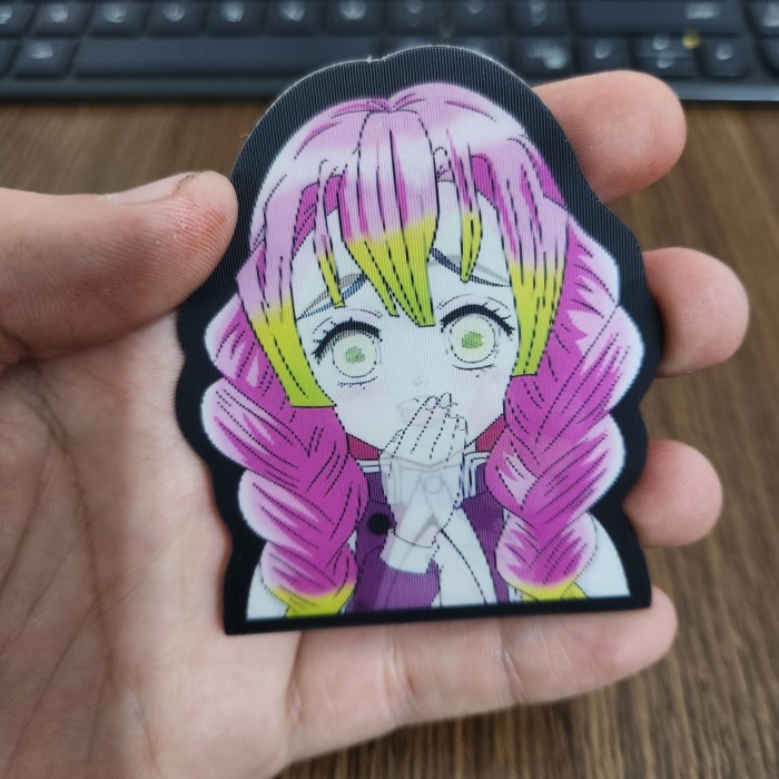 

STIKER 3D MOTION LENTICULAR ANIME - DK0182 - Demon Slayer - Mitsuri
