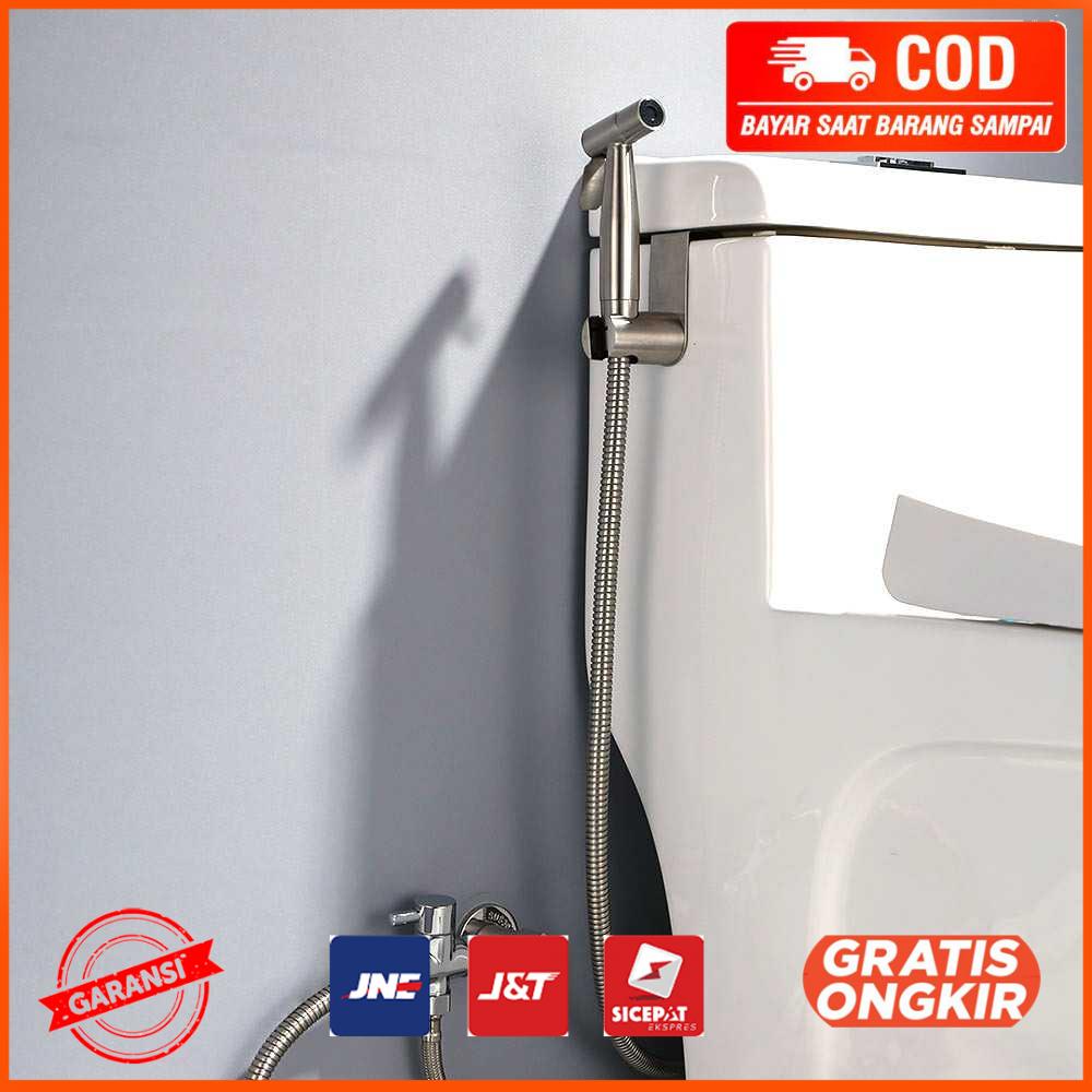 Kepala Shower Kloset Bidet Water Spray 5Set Hose T103