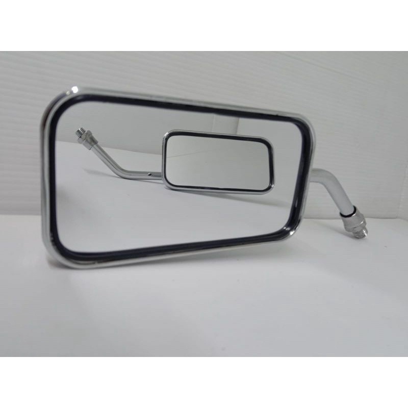 SPION KLASIK SPION RETRO CLASIC MODEL KOTAK CHROME UNTUK SEMUA MOTOR HND DAN YMH SPION MOTOR