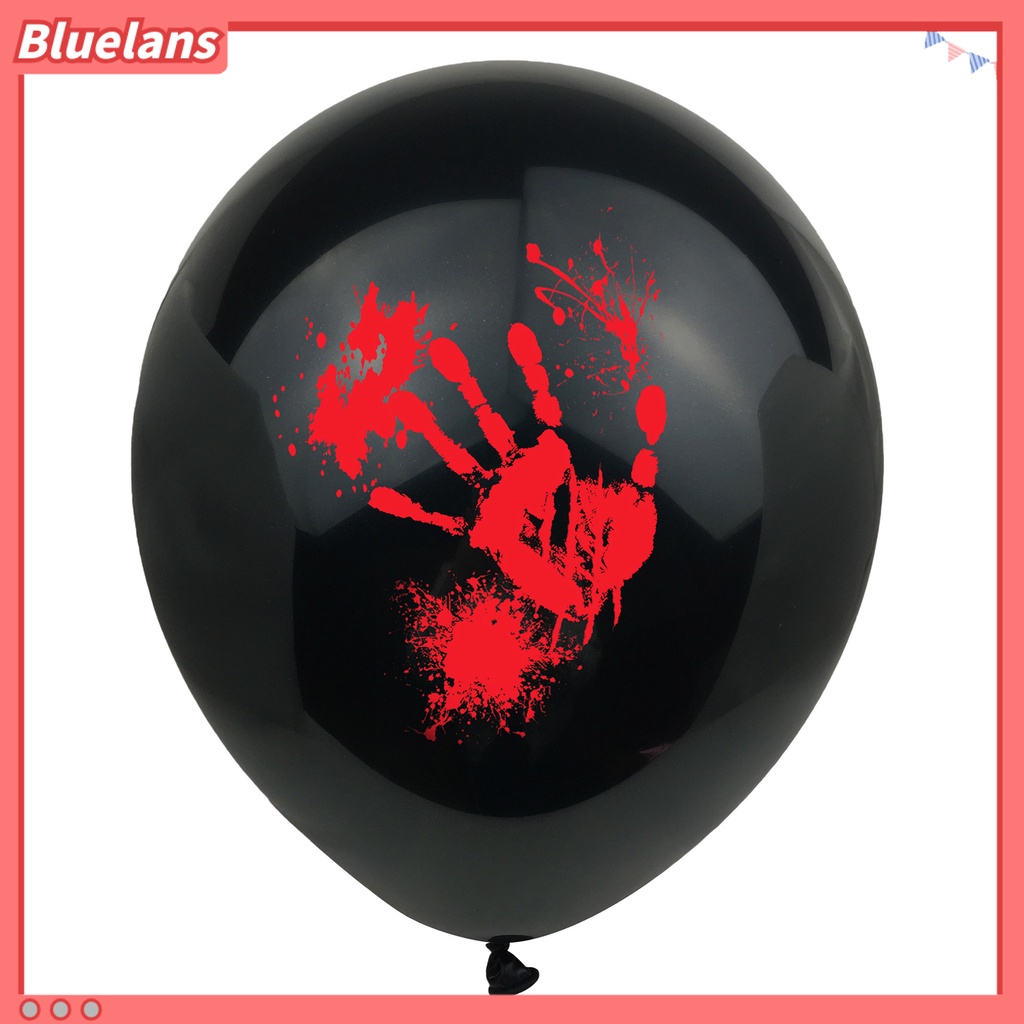 1 Set Balon Latex Motif Labu Halloween Untuk Dekorasi Pesta