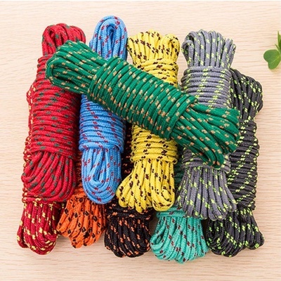 Tali Jemuran Baju Pecinta Alam Menali Ikat Perlengkapan Peralatan Camp Camping Tenda Gantungan Gantung Super Kuat Nylon Anti Slip Tambang Kaos Pakaian Rafting Barang Kendaraan Kemah Nilon Berkualitas Tinggi Panjang Tidak Selip Murah Grosir Prakarya Malang