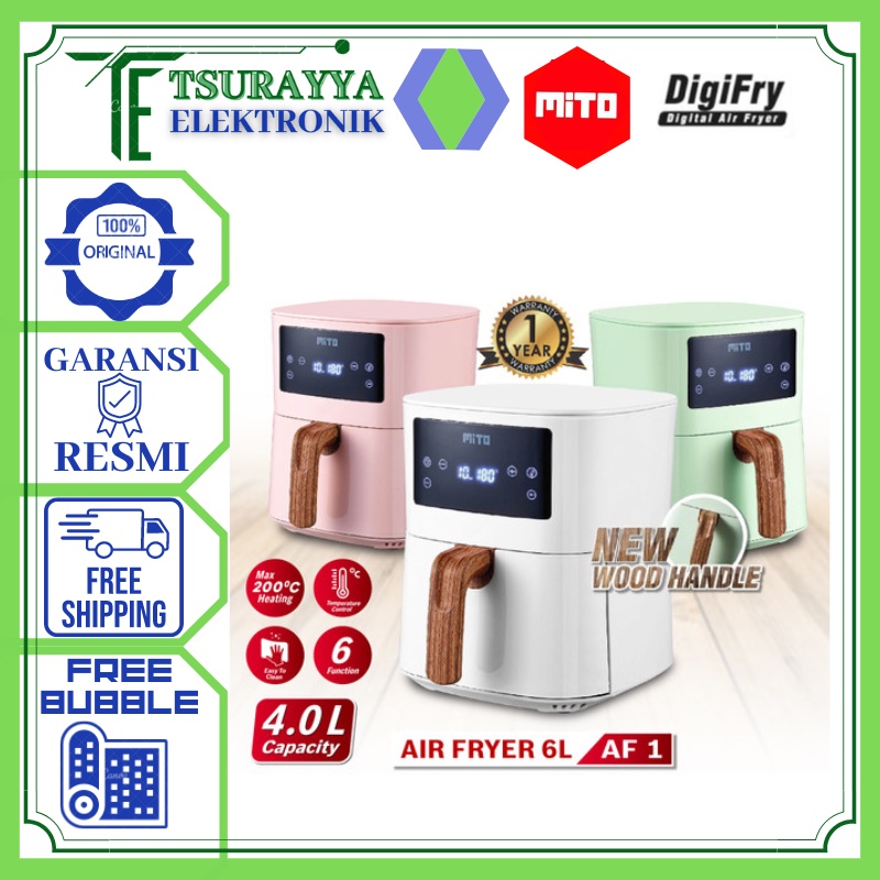MITO Digital Air Fryer AF1 / AF 1 4L WOOD Series AF 1 ORIGINAL