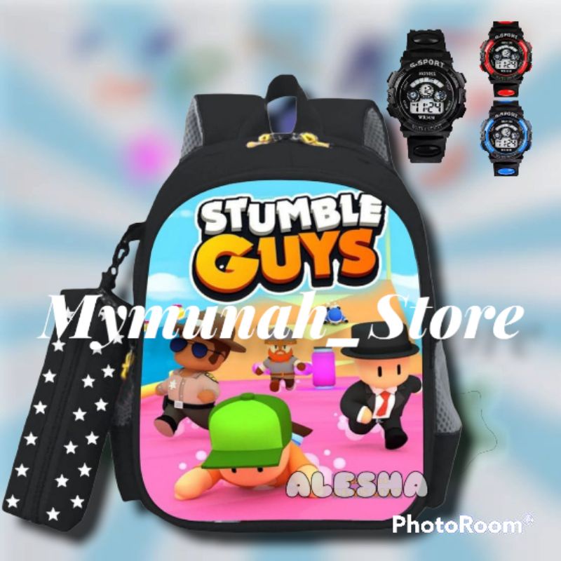 PREMIUM Tas Sekolah Anak Laki-laki Karakter STUMBLE GUYS Murah