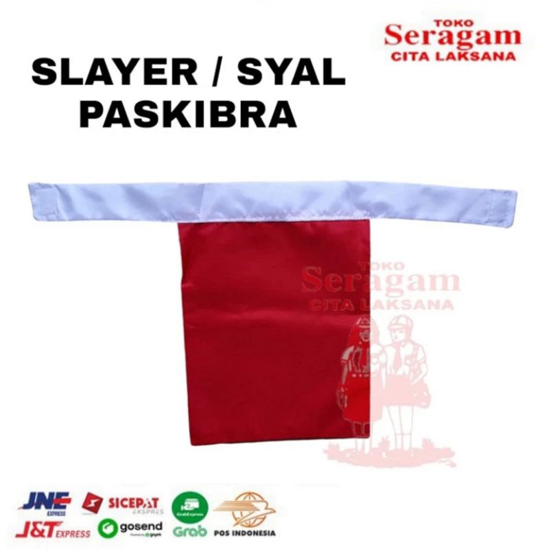 SYAL / SLAYER / SCARF PASKIBRA PASKIBRAKA MERAH PUTIH