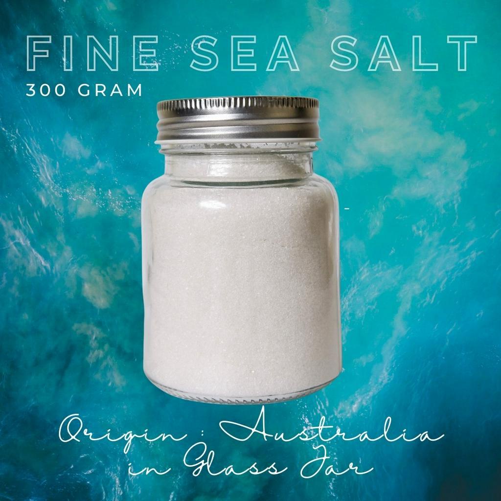 

Fine Pure Sea Salt (in Glass Jar) I Garam Laut Murni Halus