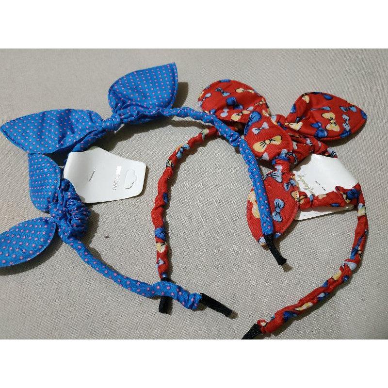BK05 Bando Telinga Kelinci Pita Kecil + Karet Kelinci