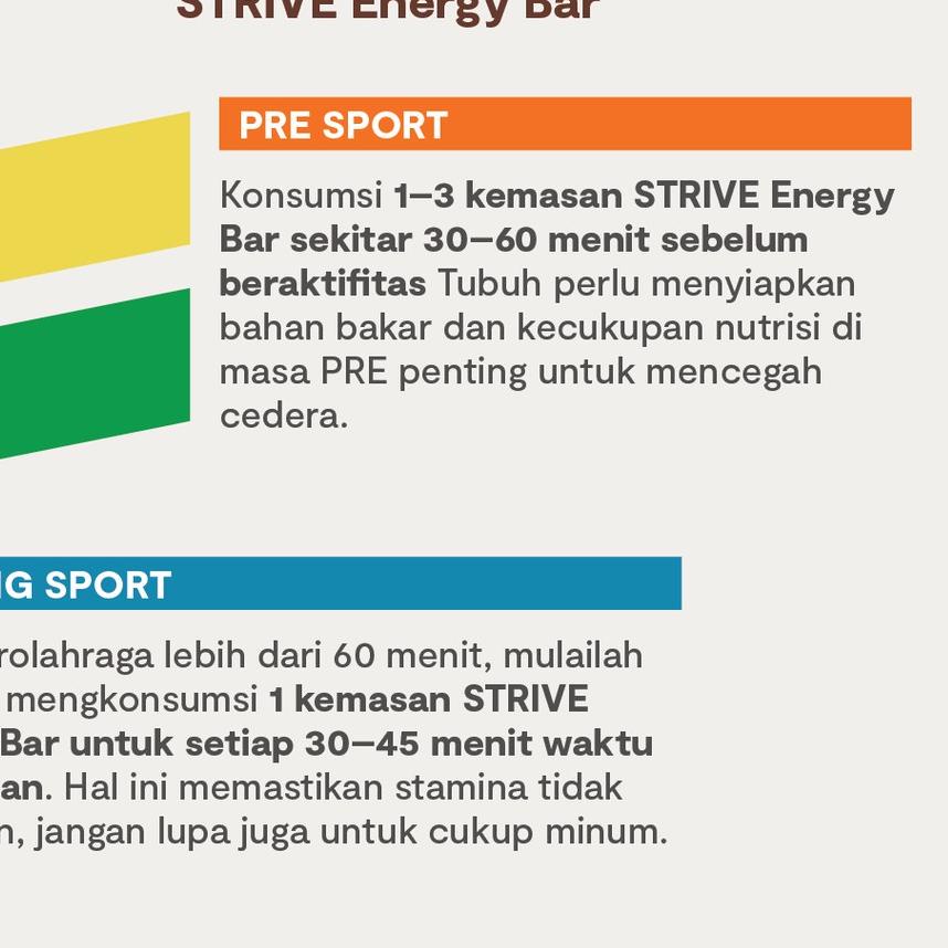 

READY ✅Strive Energy Bar Choco (Fullbar) - 40 gr x 6 pcs|SQ4