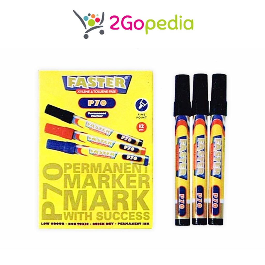 

Spidol Permanent Hitam P - 70 Faster Grosir Murah Atk