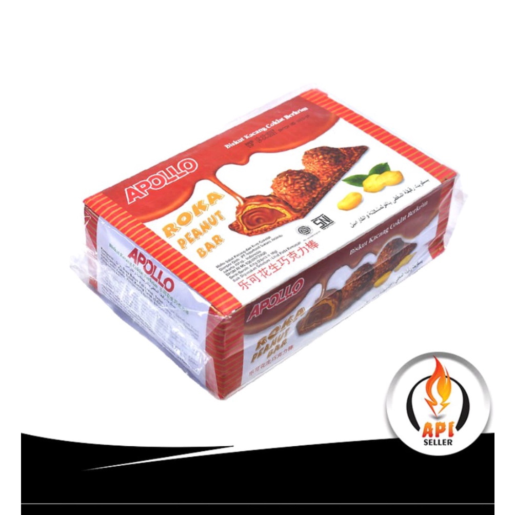 Apollo Roka Peanut Bar 24 pcs