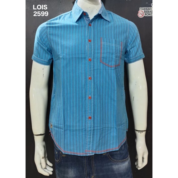 kemeja cowok , kemeja pria , kemeja casual , lengan pendek  LOIS