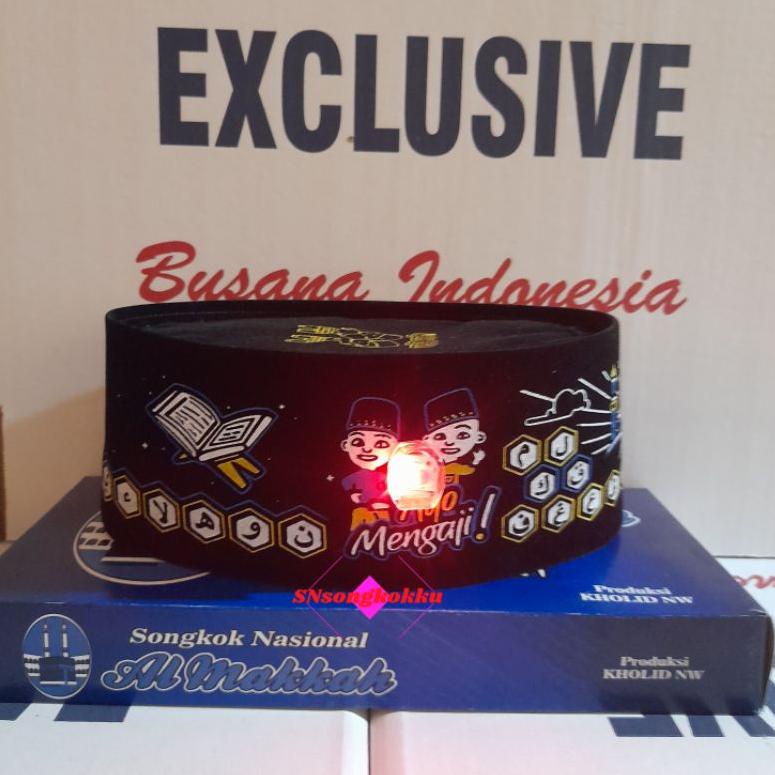 NER.18Oc22ᵀ– Peci Led / Peci Anak Karakter Led / Peci Anak Karakter / Kopyah Anak