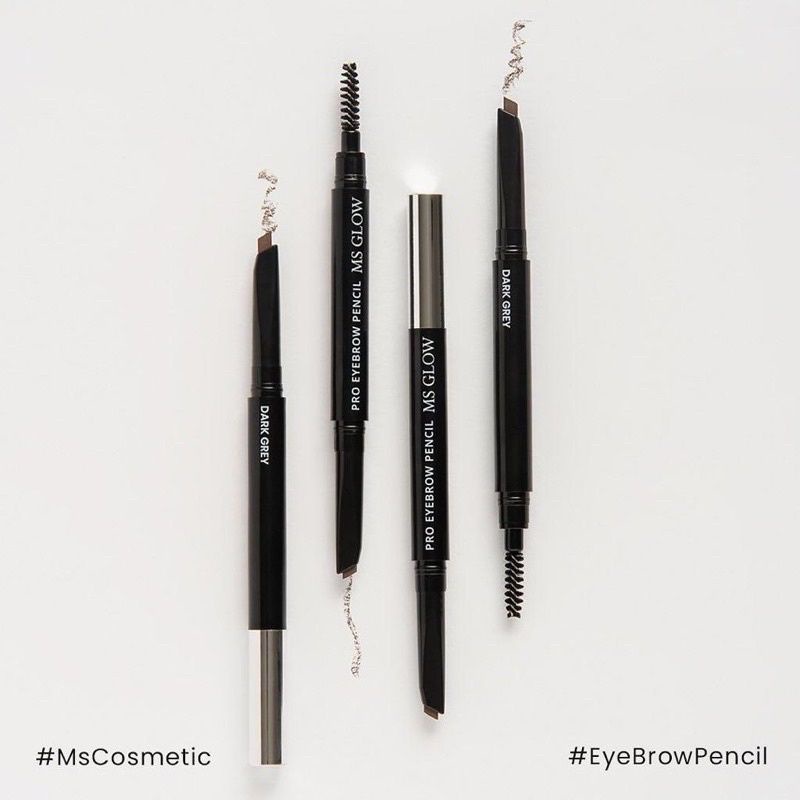 Eyebrown MS Glow Original/ Pensil Alis Warna Brown dan Grey Terlaris Termurah bisa Cod
