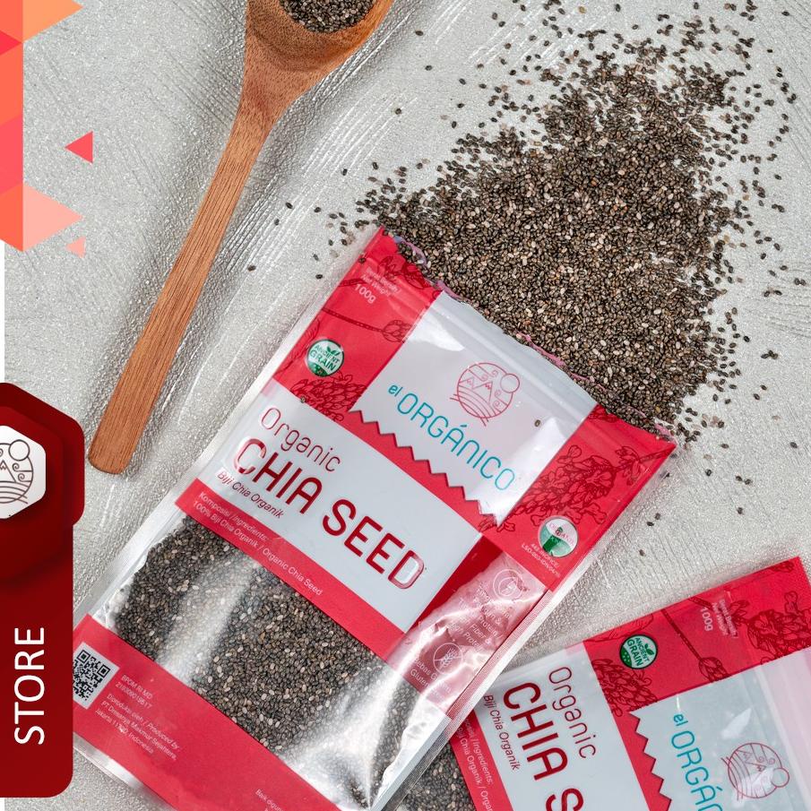 

BISA COD ✔️Chia Seed & White Quinoa Organic El Organico 100gr (Mix Pack)|KD2