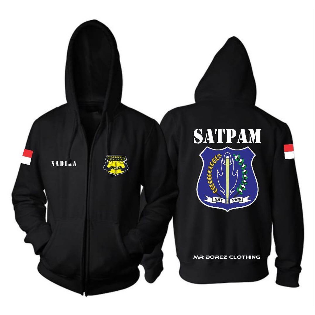 JAKET SATPAM JAKET HOODIE SATPAM SECURITY