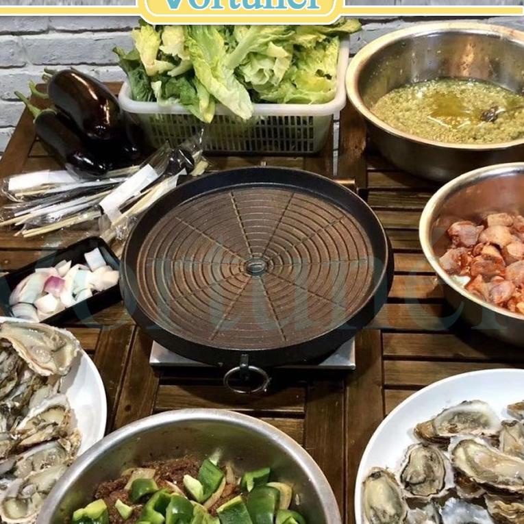 E4D2 Panci Panggang KOREAN BULGOGI PAN Barbecue Griller Gril Grill Grilled pemanggang bulgogi GM Ala