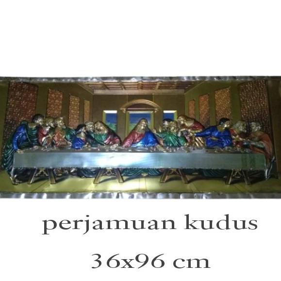 &<&<&<&] perjamuan kudus bahan alumunium foil timbul gambar saja tanpa bingkai