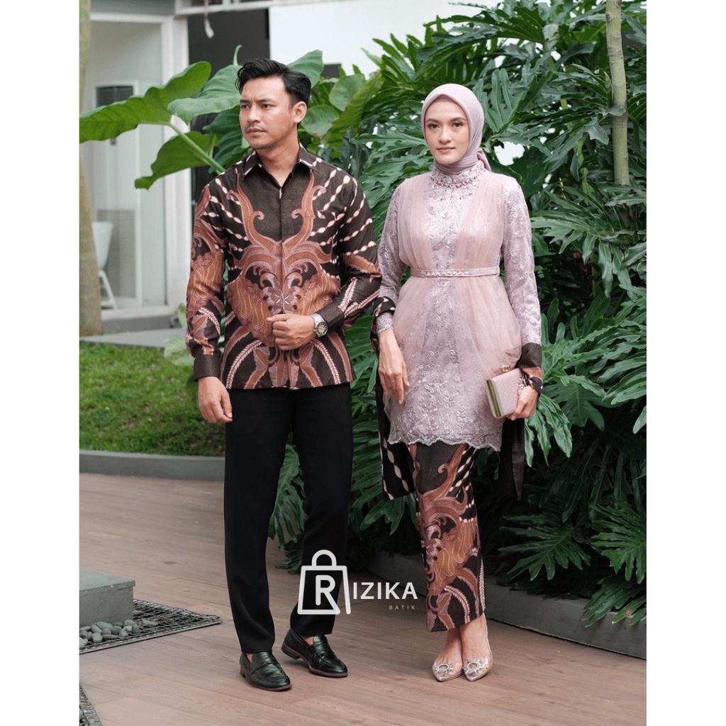 Baju Kebaya Couple Modern Kebaya Wisuda Lamaran Tunangan Batik Brukat Terbaru Baju Couple Pasangan Kondangan Terbaru 2022