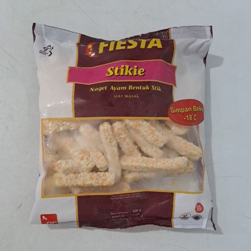 

Fiesta Stikie 500gr Naget Ayam Bentuk stik