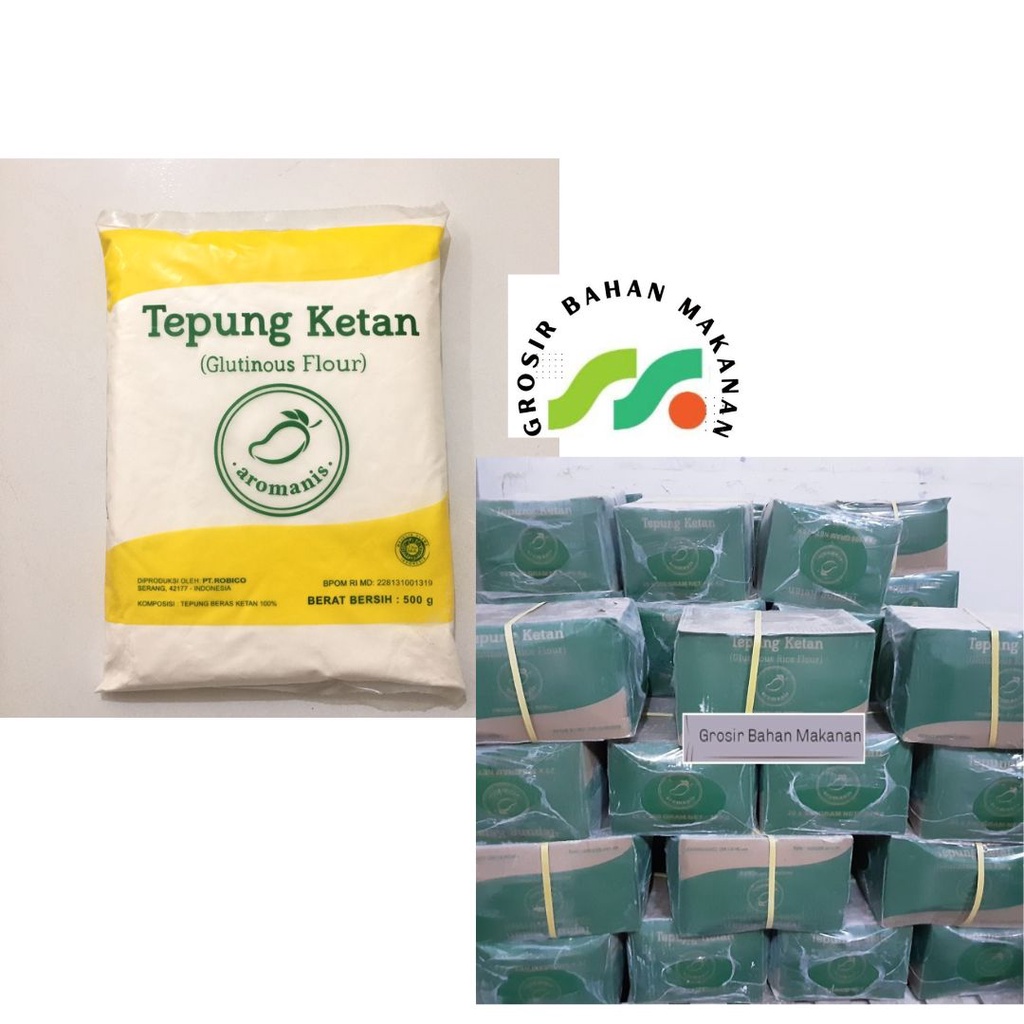 Jual Tepung Beras Ketan Aromanis 500 Gr Isi 20 Pcs Per Dus Shopee Indonesia