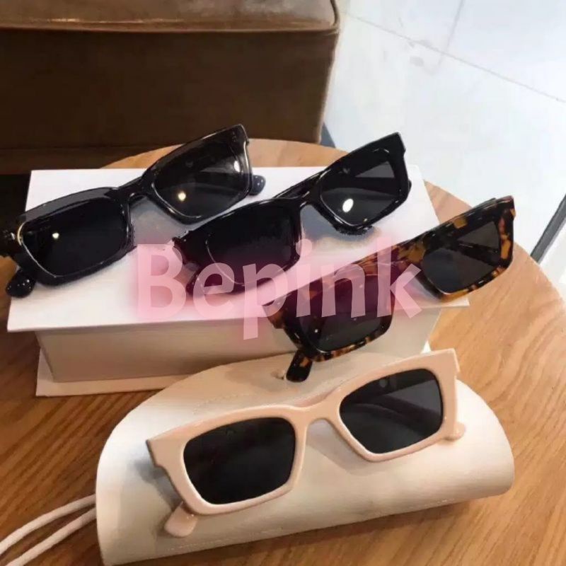 KACAMATA TRAPESIUM LUBANG CINCIN KOREAN FASHION, •BEPINK OFFICIAL•