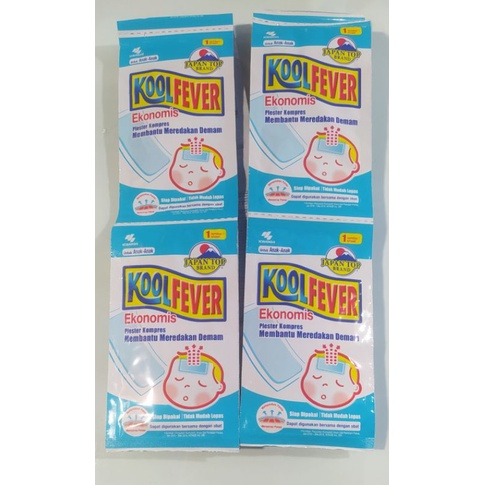 1 lusin/kool fever rencengan/kool fever bayi. kool fever
